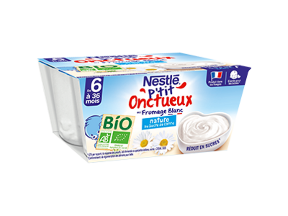 P'tit Onctueux Bio Nature au sucre de canne