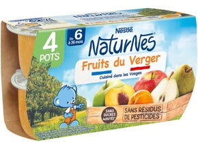 Petit pot NaturNes® Fruits du Verger (4x130g)