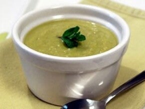 Recette purée de concombre, petit pois et mozzarella pour bébé
