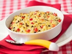 Recette gratin à la tomate aux olives pour bébé