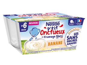 P'tit Onctueux Banane Sans Sucres Ajoutés