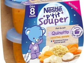 NESTLÉ P'tit Souper Quinotto carottes, panais (2x200g)