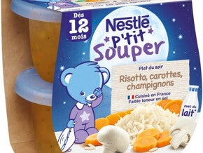 Risotto, carottes, champignons - recette pour bébé dès 12 mois
