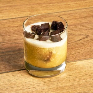 Recette smoothie de fruits exotiques et glaçons cacaotés