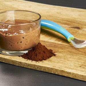 Recette crème au chocolat et poire fondante à la cannelle pour bébé