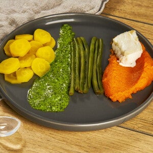 Recette purée de carottes et cabillaud pour bébé