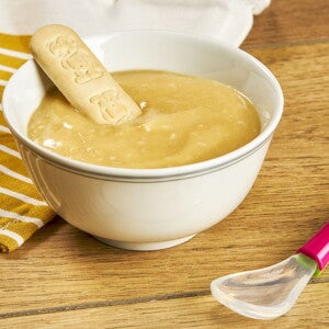Recette purée de fruits biscuitée pour bébé