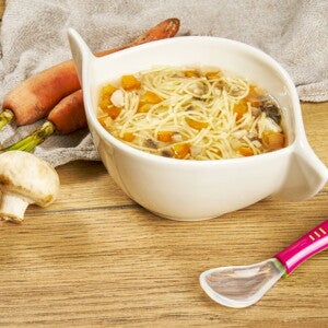 Recette potage de poulet aux vermilles et légumes pour bébé