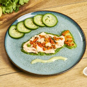 Recette purée courgettes saumon pour bébé