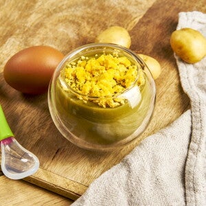 Recette purée mimosa aux 2 légumes pour bébé