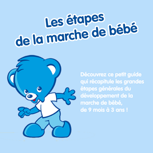 Le petit guide des grandes étapes de la marche de bébé