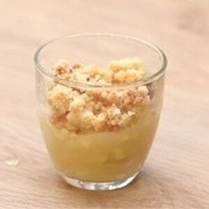 Crumble poire, pomme, coing