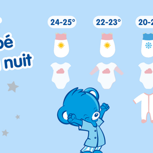 Comment habiller bébé pour la nuit ?