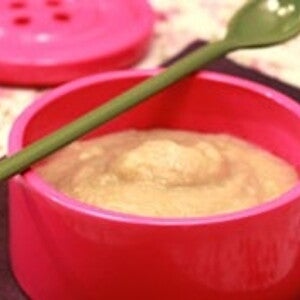Recette purée d'aubergines, courgettes et cabillaud pour bébé