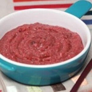 Recette purée de betterave au poulet pour bébé