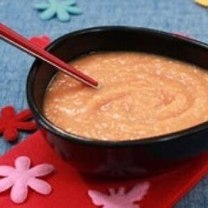 Recette patate douce, carotte et cabillaud et une pointe de cumin pour bébé