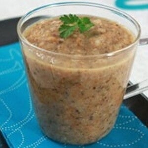 Recette risotto de saumon à la crème de champignons et persil pour bébé