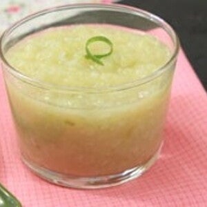 Recette purée de courgettes au flétan pour bébé