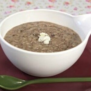Recette purée de champignons au chèvre pour bébé