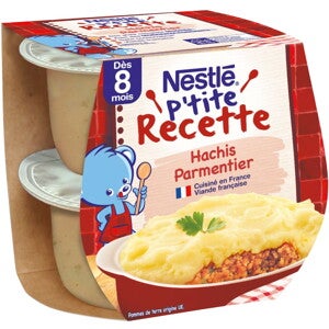 Nestlé P'tite recette hachis parmentier Nestlé P'tite recette hachis parmentier