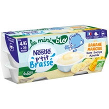 NESTLÉ P’tit Brassé Mini BIO Banane Mangue
