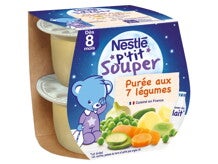 Purée a 7 légumes - recette pour bébé dès 8 mois