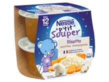 Risotto, carottes, champignons - recette pour bébé dès 12 mois