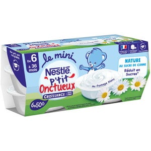 NESTLÉ P’tit Onctueux Croissance Nature NESTLÉ P’tit Onctueux Croissance Nature