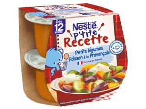 Petits légumes poisson à la provençale - recette pour bébé dès 12 mois