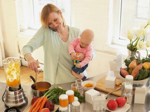 Conseils repas végétarien bébé