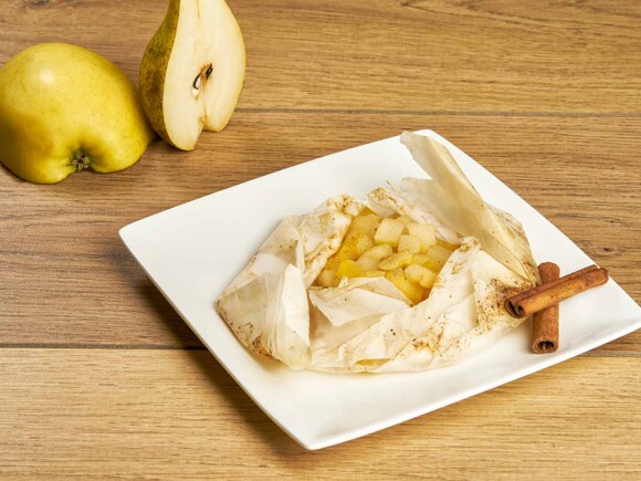 Recette papillote de fruits à la cannelle pour bébé