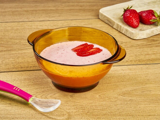 Recette purée fraises poires pour bébé