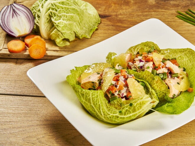 Recette saumon et petits légumes en papillotes de chou Recette saumon et petits légumes en papillotes de chou