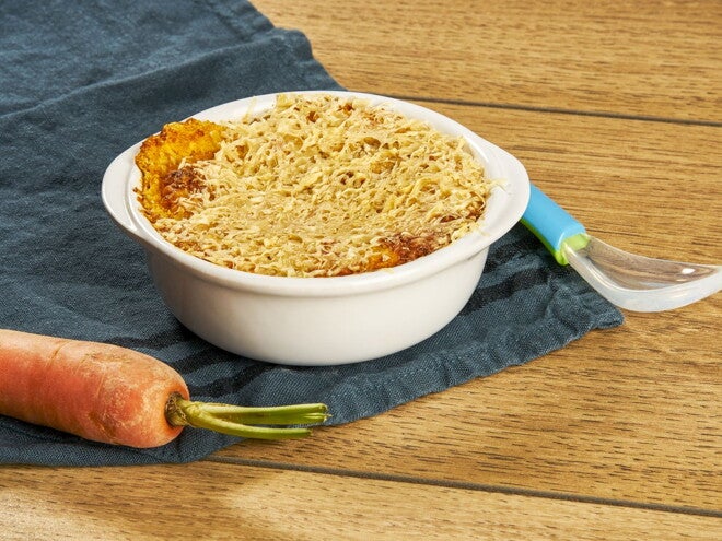 Recette soufflé de carottes pour bébé