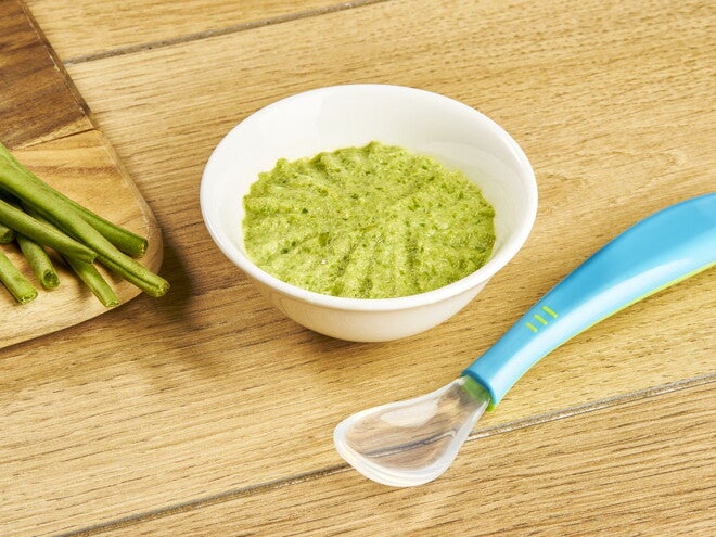 Recette purée d'haricots verts pour bébé