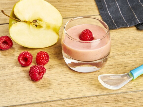 recette milkshake pomme framboise