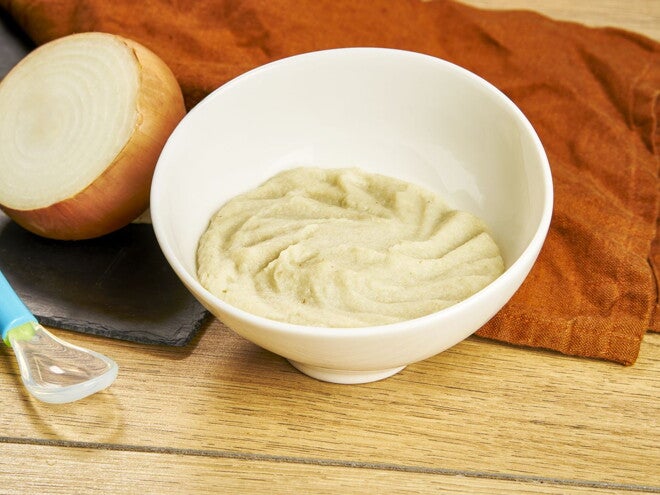 Recette purée d'artichaut, oignon et crème de riz pour bébé