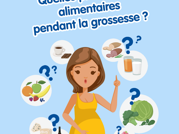 Mémo pratique des aliments conseillés et des aliments à ne pas consommer / à éviter dans l’alimentation de la femme enceinte