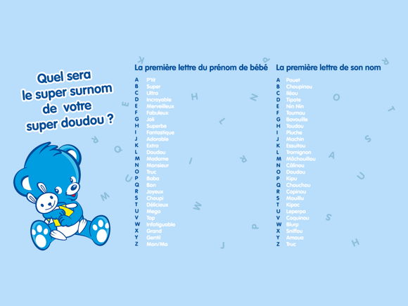 nom doudou trouvez un petit nom mignon ou rigolo pour son doudou préféré !