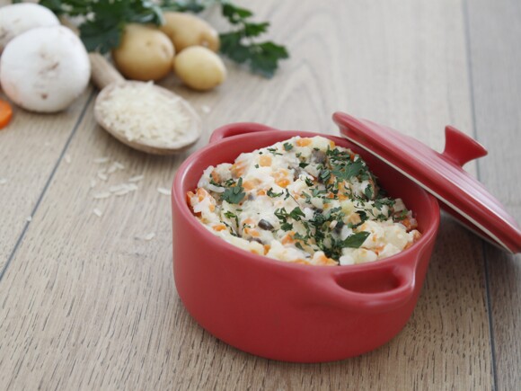 La recette de la blanquette de dinde et de riz pour bébé La recette de la blanquette de dinde et de riz pour bébé