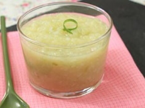 Recette purée de courgettes au flétan pour bébé Recette purée de courgettes au flétan pour bébé