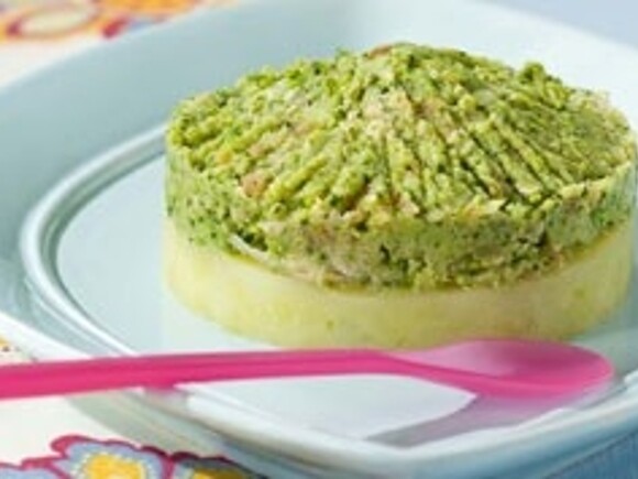 Timbale de thon aux légumes verts Timbale de thon aux légumes verts