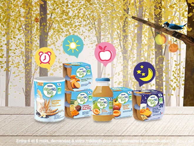 Découvrez la gamme complète de produits bio pour bébé ! Découvrez la gamme complète de produits bio pour bébé !