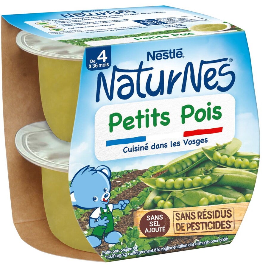 Petit pot NaturNes® Petit pois (2x130g)