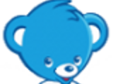 Blue bear logo