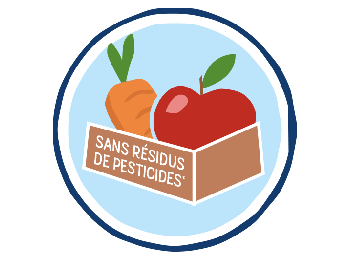 Sans résidus de pesticides2 Sans résidus de pesticides2