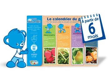 Légumes et fruits pour bébé de 6 mois