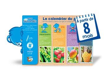 Légumes et fruits pour bébé de 8 mois