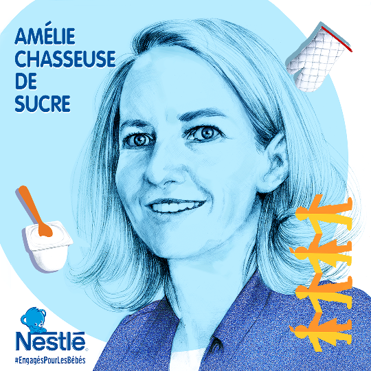Amélie Chasseuse de sucre. #EngagéePourLesBébés Amélie Chasseuse de sucre. #EngagéePourLesBébés
