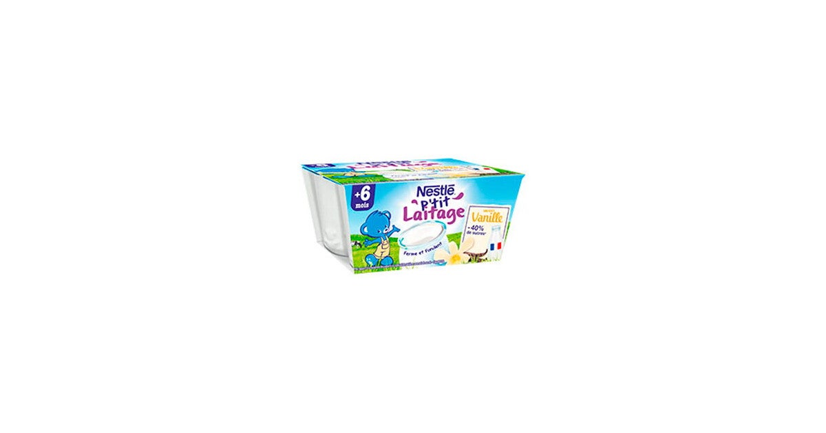 P Tit Laitage Saveur Vanille Dessert Lacte Bebe Nestle Bebe
